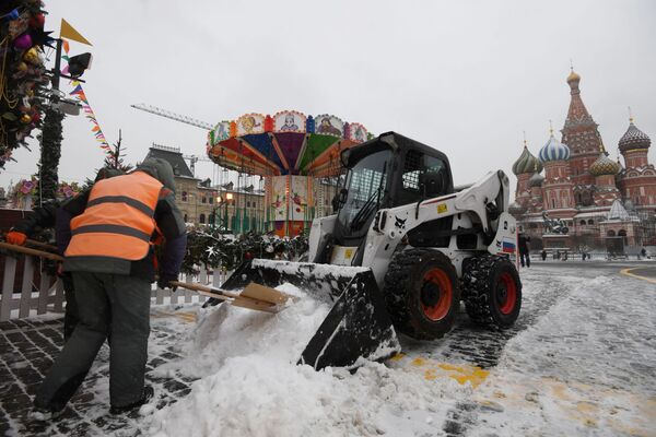 برف روبی در مسکو  - اسپوتنیک ایران  
