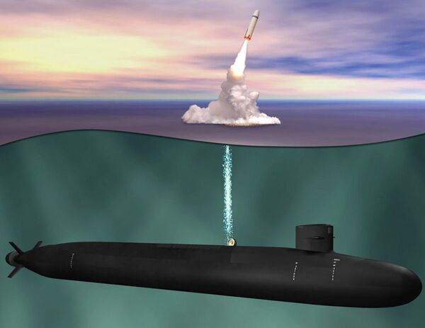 تصویر زیردریایی  آمریکایی Ohio Replacement - اسپوتنیک ایران  