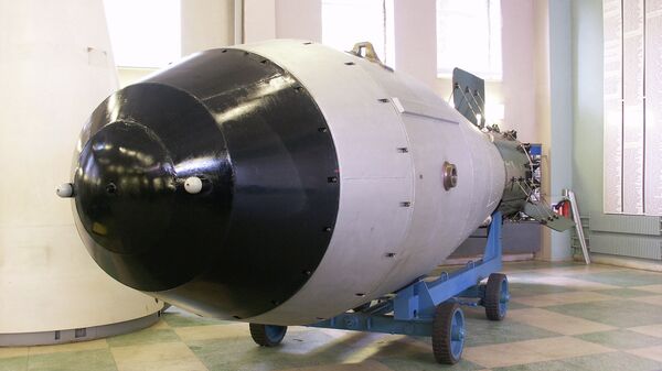 عرضه کپی بمب تزار، قوی ترین بمب اتمی جهان در نمایشگاهی در مسکو - اسپوتنیک ایران  