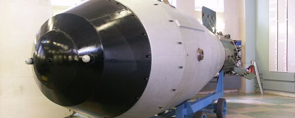 عرضه کپی بمب تزار، قوی ترین بمب اتمی جهان در نمایشگاهی در مسکو - اسپوتنیک ایران  