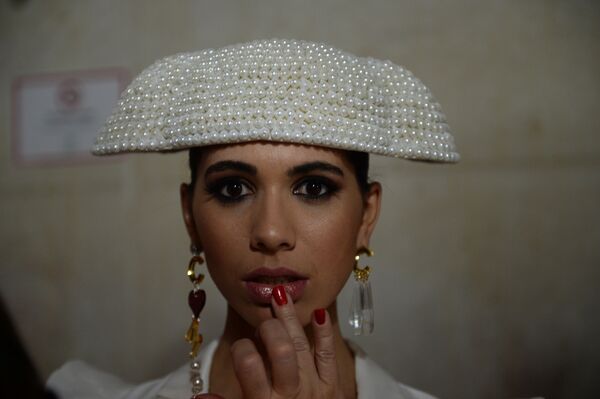 مدل در نمایش International Flamenco Fashion Show (SIMOF) در سویل اسپانیا - اسپوتنیک ایران  