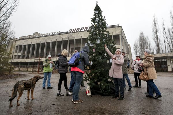 Новогодняя елка в Припяти - اسپوتنیک ایران  
