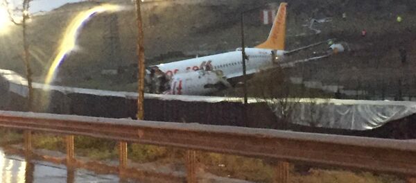 خروج هواپیما از باند در استانبول 52 نفر را راهی بیمارستان کرد خروج هواپیما از باند در استانبول 52 نفر را راهی بیمارستان کرد - اسپوتنیک ایران