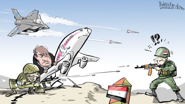 در حمله اسرائیل کم مانده بود که هواپیمای مسافربری مورد اصابت قرار بگیرد - اسپوتنیک ایران  