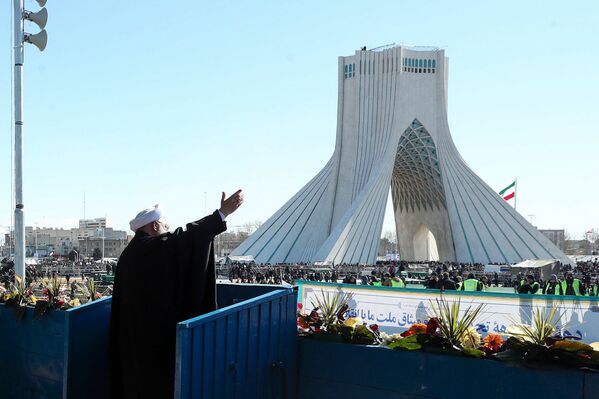  راهپیمایی 22 بهمن به مناسبت 41 مین سال پیروزی انقلاب اسلامی در تهران  - اسپوتنیک ایران  