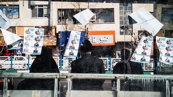 حضور مردم در پای صندوق های رای+ویدیو و عکس - اسپوتنیک ایران  