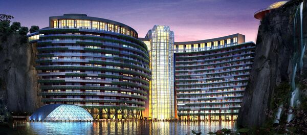 فرو ریختن یک هتل در چین فرو ریختن یک هتل در چین - اسپوتنیک ایران