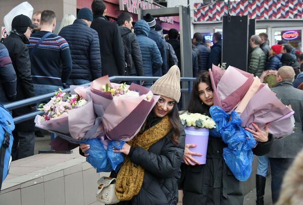 جشن 8 مارس،روز گلها در مسکو - اسپوتنیک ایران  