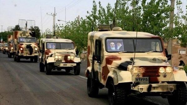 رونمایی از خودروهای جدید ضدعفونی کننده ارتش ایران + عکس - اسپوتنیک ایران  