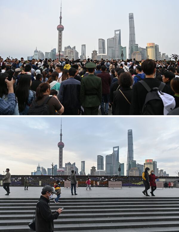 جهان قبل و بعد از هجوم کروناویروس 
شهر شانگهای چین - اسپوتنیک ایران  