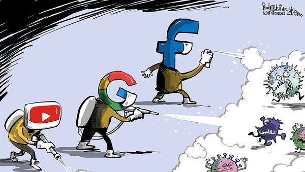 مبارزه فیسبوک، گوگل و مایکروسافت با جعل اخبار درباره ویروس کرونا  - اسپوتنیک ایران  