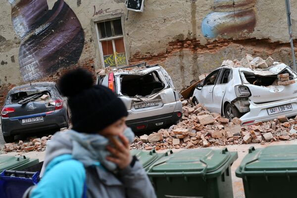 عواقب زلزله در زاگرب - اسپوتنیک ایران  