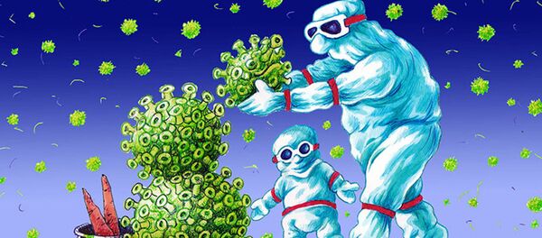 شکست ویروس کرونا به روایت کاریکاتوریستهای سرشناس جهان شکست ویروس کرونا به روایت کاریکاتوریستهای سرشناس جهان - اسپوتنیک ایران