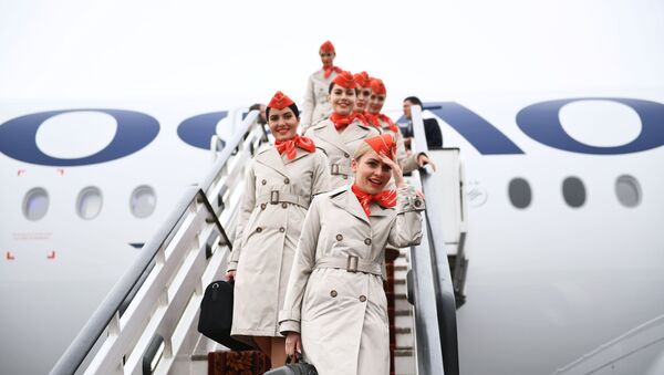 مهمانداران شرکت هوایی «ایرفلوت» روسیه - اسپوتنیک ایران  