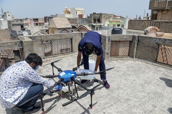 آماده سازی برای تست پهپاد در احمدآباد هند
 - اسپوتنیک ایران  