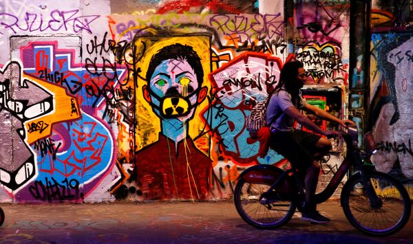 گرافیتی در لندن - اسپوتنیک ایران  