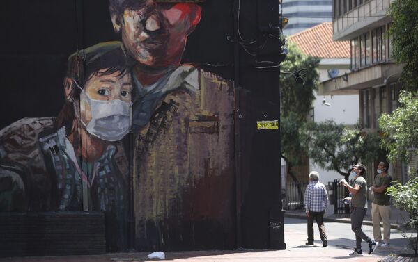 گرافیتی در کلمبیا - اسپوتنیک ایران  
