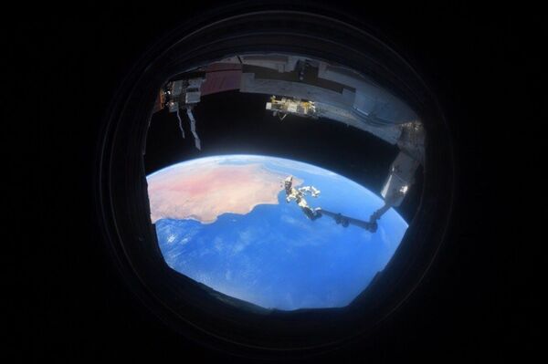 تصویر زمین که توسط فضانورد آنتون اشکاپلر گرفته شده است - اسپوتنیک ایران  