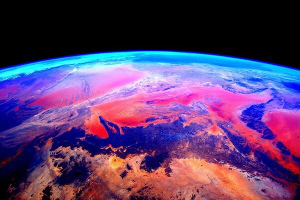 تصویر زمین از فضا توسط ستاره شناس اسکات کلی  - اسپوتنیک ایران  