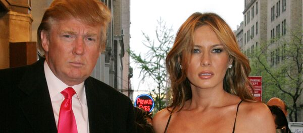 Дональд Трамп с женой Меланией на вечере Sweet Charity Christina Applegate в Нью-Йорке Дональд Трамп с женой Меланией на вечере Sweet Charity Christina Applegate в Нью-Йорке - اسپوتنیک ایران