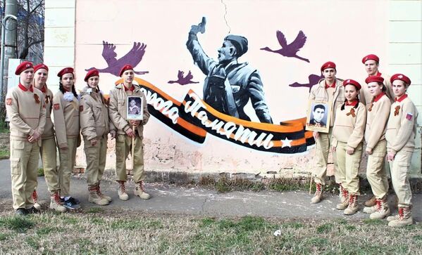 گرافیتی‌ها به مناسبت پیروزی در جنگ جهانی دوم
کراسنودار - اسپوتنیک ایران  