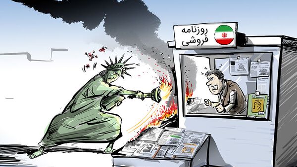 اگر جلوی تروریسم رسانه ای آمریکا گرفته نشود ایران تنها قربانی نخواهد بود - اسپوتنیک ایران  