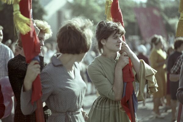 راهپیمایی روز اول می در سال ۱۹۶۴ - اسپوتنیک ایران  