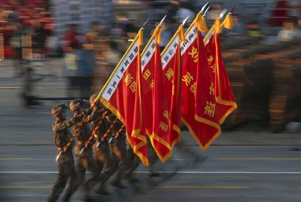 رژه نظامی به مناسبت 70 سالگی پیروزی  جنگ جهانی دوم در پکن - اسپوتنیک ایران  