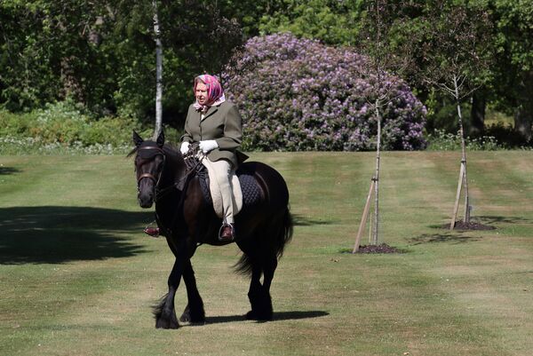 ملکه الیزابت دوم سوار بر اسب
 - اسپوتنیک ایران  