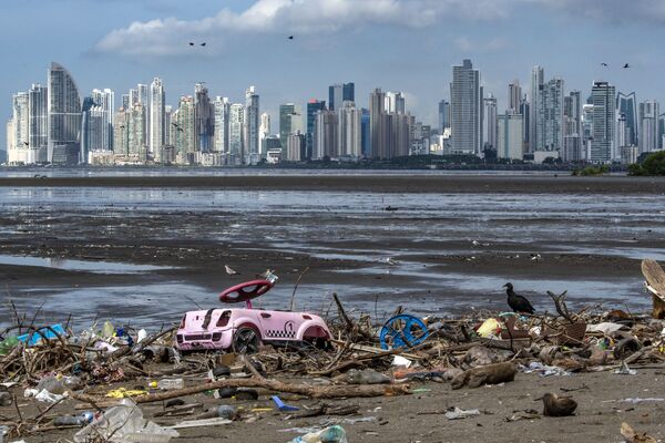 زباله در ساحلی نزدیک پاناما
 - اسپوتنیک ایران  