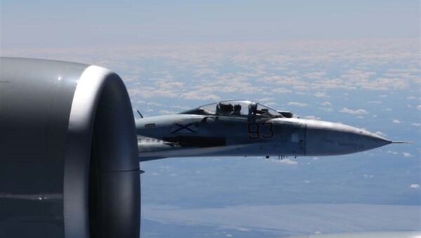 جنگنده سوخوی روسی برای رهگیری هواپیمای آمریکایی به آسمان برخاست - اسپوتنیک ایران  