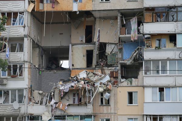 انفجار گاز در خانه مسکونی در کی یف اوکراین - اسپوتنیک ایران  
