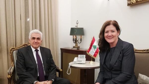سفیر آمریکا در بیروت به وزارت خارجه لبنان فراخوانده شد - اسپوتنیک ایران  