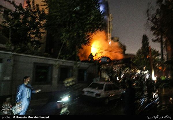 آتش سوزی در کلینیک سینا - تهران - اسپوتنیک ایران  