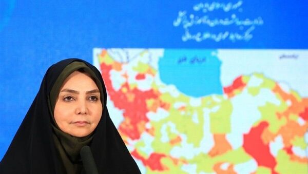 سیما لاری سخنگوی وزارت بهداشت ایران - اسپوتنیک ایران  