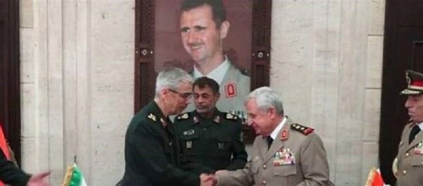 امضای توافقنامه همکاری نظامی بین سوریه و ایران امضای توافقنامه همکاری نظامی بین سوریه و ایران - اسپوتنیک ایران