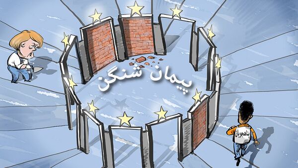 کشورهای عضو پیمان شنگن به خاطر مساله پناهجویان کنترل مرزی برقرار کردند - اسپوتنیک ایران  
