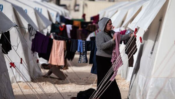 اردوگاه چادری پناهجویان سوری - اسپوتنیک ایران  
