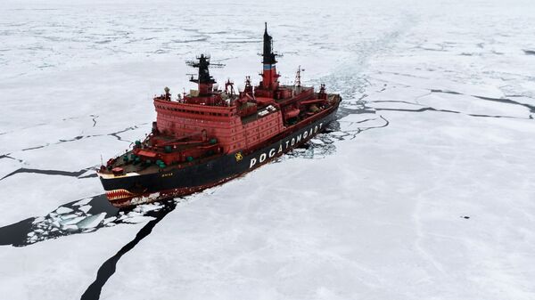 یخ شکن  روسیه در قطب - اسپوتنیک ایران  
