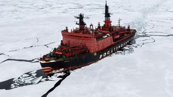 یخ شکن « یامال» روسیه در قطب - اسپوتنیک ایران  
