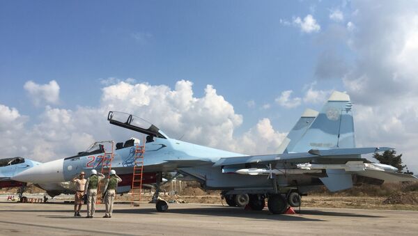 Российская боевая авиагруппа на аэродроме Хмеймим в Сирии - اسپوتنیک ایران  