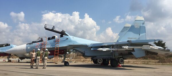 Российская боевая авиагруппа на аэродроме Хмеймим в Сирии - اسپوتنیک ایران  