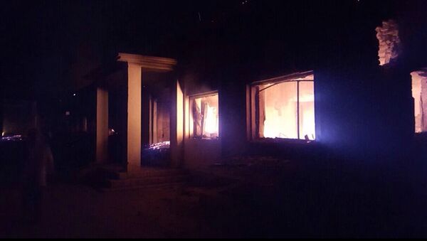 آتش سوزی در بیمارستان قندوز افغانستان - اسپوتنیک ایران  