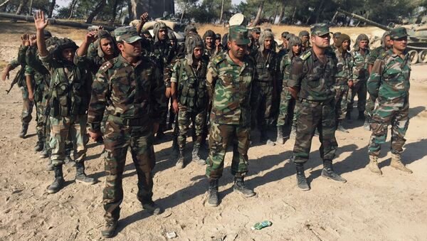 Военнослужащие сирийской армии в провинции Хама - اسپوتنیک ایران  