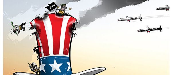 آمریکا با وجود مخالفتش با  داعش در حرف ، رفتارش شبیه شعبده بازان است - اسپوتنیک ایران  