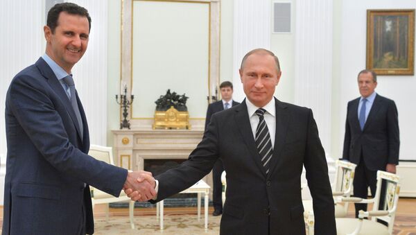 دیدار اسد با پوتین در مسکو - اسپوتنیک ایران  