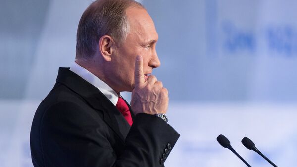 Russian President V. Putin took part in session of the International discussion club Valday - اسپوتنیک ایران  
