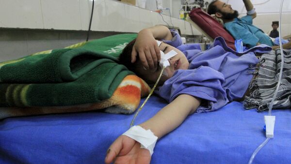 Раненые в результате землетрясения в Афганистане - اسپوتنیک ایران  