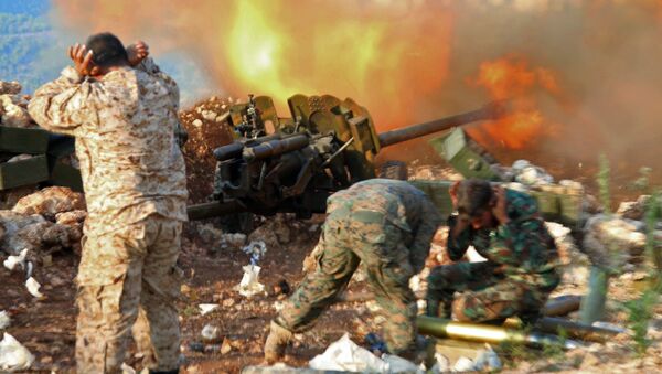 Позиция сирийской армии в районе поселения Сальма - اسپوتنیک ایران  