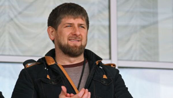 Глава Чеченской Республики Рамзан Кадыров на ипподроме в Гудермесе - اسپوتنیک ایران  